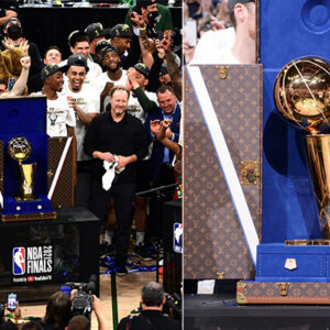 為NBA冠軍賽添加勝利榮耀！LV客製化打造的Larry O’Brien冠軍獎杯今年由公鹿隊抱回家