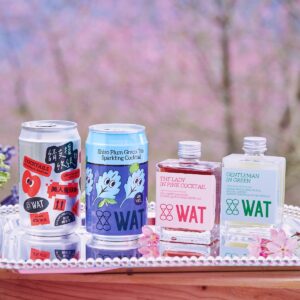 微醺在大自然裡！WAT 推出春遊系列「紫蘇梅綠茶」氣泡雞尾酒與「森思熟綠」瓶裝雞尾酒