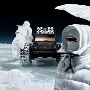 你有看過穿著羽絨夾克的 G-Class？Mercedes-Benz 與 Moncler 跨界聯手打造 PROJECT MONDO G