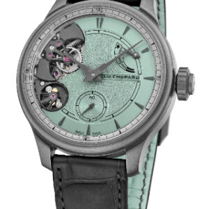 蕭邦新款陶瓷鈦金屬腕錶融入專利藍寶石水晶音簧
