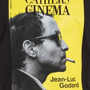 致敬尚盧高達的限量T恤 設計選用法國電影雜誌電影筆記Cahiers du Cinéma2022 年 10 月追悼高達的紀念專刊封面 1 - men's uno Taiwan